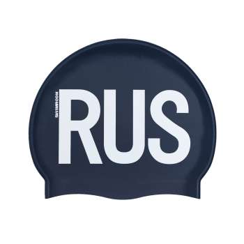 Силиконовая шапочка для плавания SwimRoom "RUS"