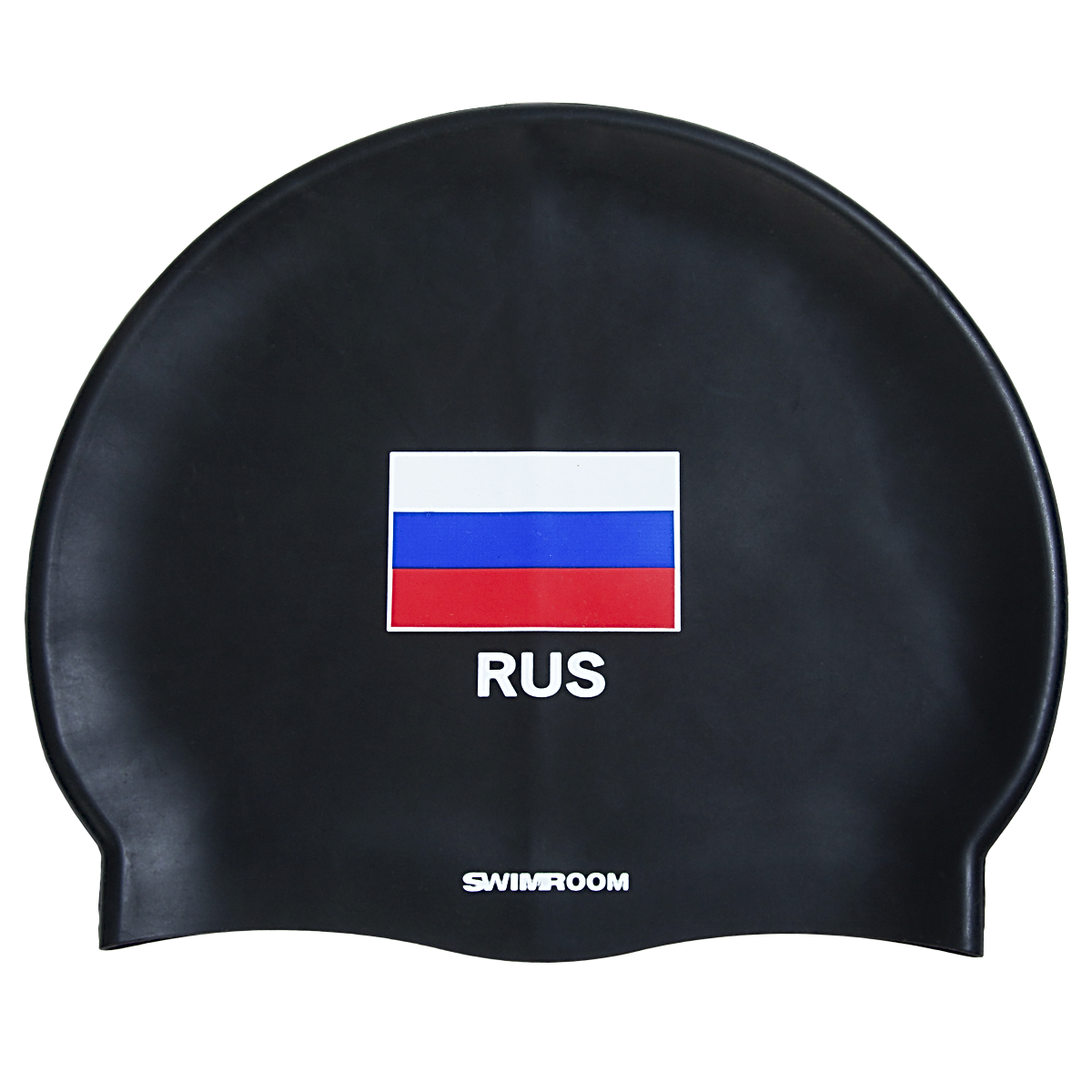 Силиконовая шапочка для плавания SwimRoom "RUS FLAG"